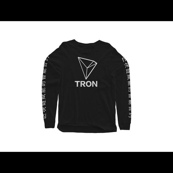 Tron long sleeve tshirt Tronix Cryptocurrency TRX - Picture 2 of 2